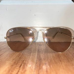 Rose Gold Ray-Ban Sunglasses